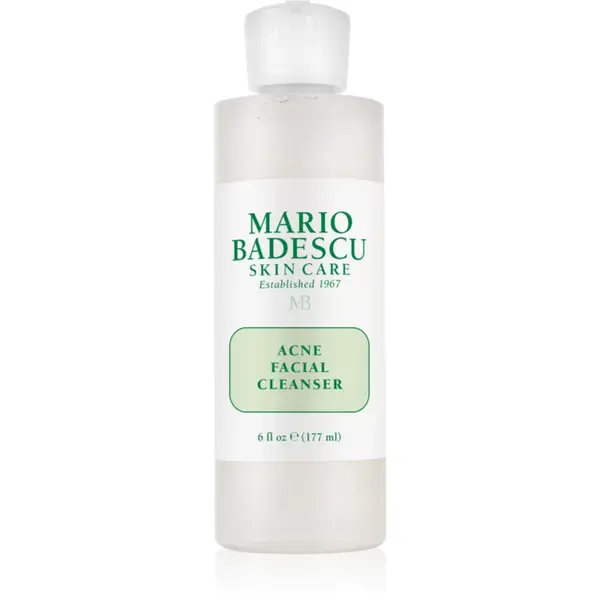 Mario Badescu Acne Facial Cleanser gel de curățare pentru tenul gras, predispus la acnee 177 ml