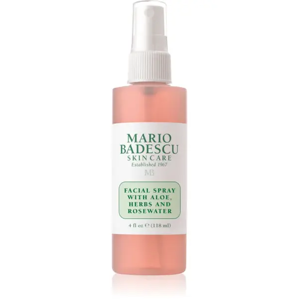 Mario Badescu Facial Spray with Aloe, Herbs and Rosewater ceață facială tonică pentru luminozitate si hidratare 118 ml