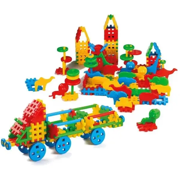 Marioinex Marioinexe Waffle Mix constructie intr-o punga, 200 bucati, varsta peste 3 ani