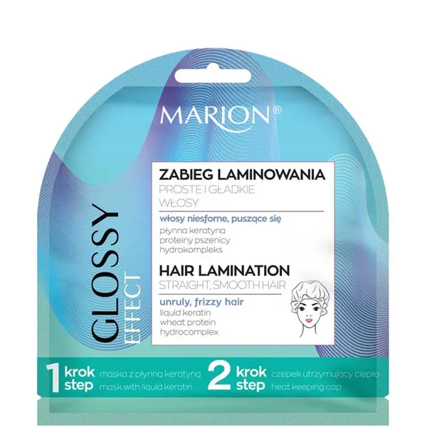 Marion Glossy Effect Hair Lamination 20ml - Silky Straight