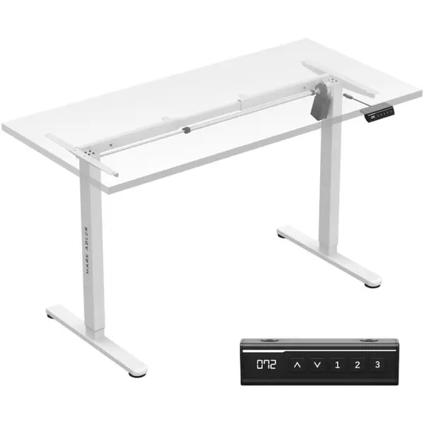 Mark Adler Cadru pentru birou Mark Adler Xeno 2.1, cu inaltime reglabila electric, 73-119 cm, Functii de Memorie, capacitate de sarcina 80 kg, Alb