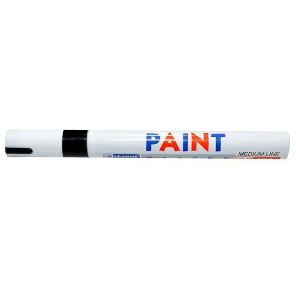 Marker cu vopsea D.Rect diverse culori 2-4.5 mm varf mediu Marker cu vopsea D.Rect diverse culori 2-4.5 mm varf mediu Negru