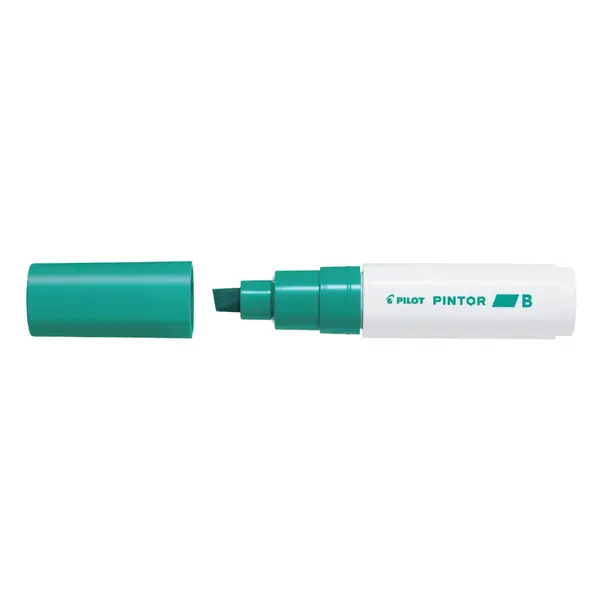 Marker cu vopsea Pilot Pintor B diverse culori 8 mm varf tesit Marker cu vopsea Pilot Pintor B diverse culori 8 mm varf tesit verde