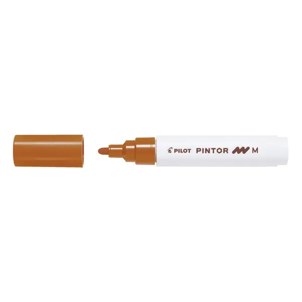 Marker cu vopsea Pilot Pintor M diverse culori 1.4 mm varf rotund Marker cu vopsea Pilot Pintor M diverse culori 1.4 mm varf rotund maro