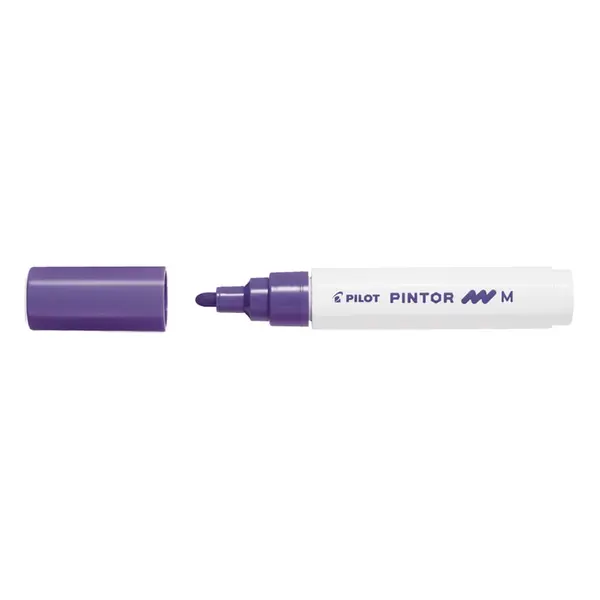 Marker cu vopsea Pilot Pintor M diverse culori 1.4 mm varf rotund Marker cu vopsea Pilot Pintor M diverse culori 1.4 mm varf rotund violet