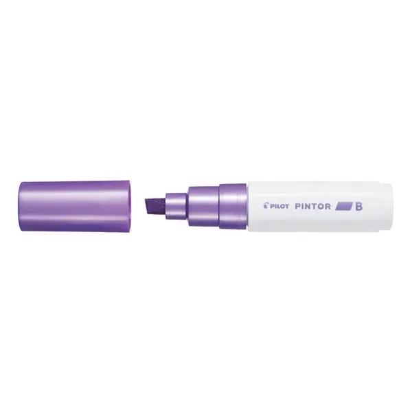Marker cu vopsea Pilot Pintor Metalic B culori metalizate 8 mm varf tesit Marker cu vopsea Pilot Pintor Metalic B culori metalizate 8 mm varf tesit violet