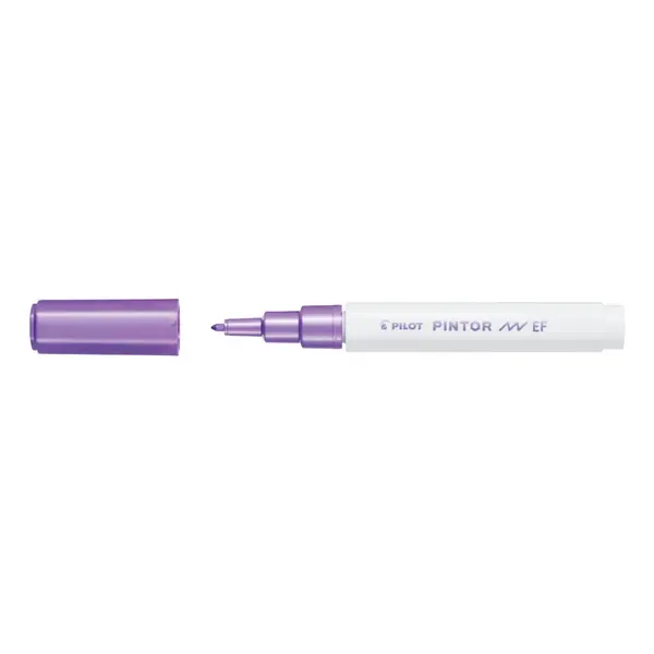 Marker cu vopsea Pilot Pintor Metalic EF culori metalizate 0.7 mm varf rotund Marker cu vopsea Pilot Pintor Metalic EF culori metalizate 0.7 mm varf rotund violet