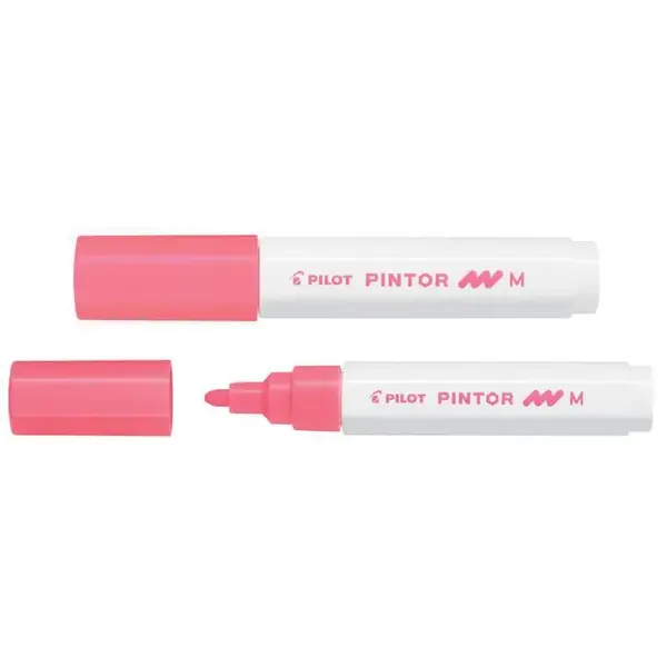 Marker cu vopsea Pilot Pintor Neon diverse culori 1.4 mm varf rotund Marker cu vopsea Pilot Pintor Neon diverse culori 1.4 mm varf rotund roz
