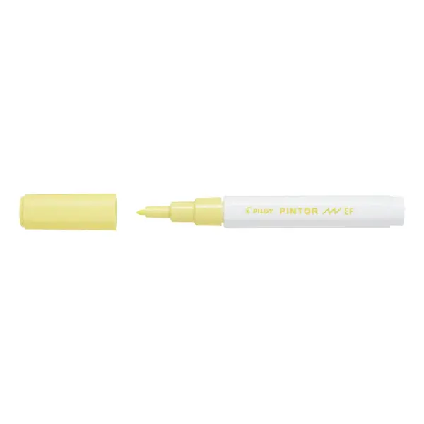 Marker cu vopsea Pilot Pintor Pastel EF culori pastel 0.7 mm varf rotund Marker cu vopsea Pilot Pintor Pastel EF culori pastel 0.7 mm varf rotund galben