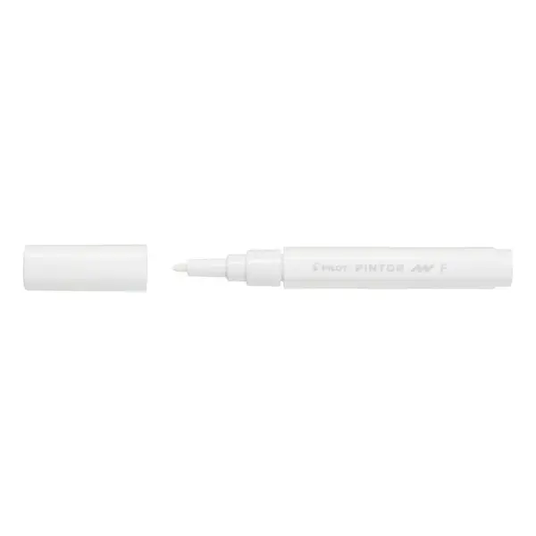 Marker cu vopsea Pilot Pintor Pastel F culori pastelate 1mm varf rotund Marker cu vopsea Pilot Pintor Pastel F culori pastelate 1mm varf rotundalb
