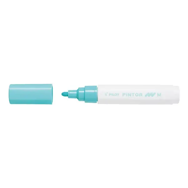 Marker cu vopsea Pilot Pintor Pastel M culori pastelate 1.4 mm varf rotund Marker cu vopsea Pilot Pintor Pastel M culori pastelate 1.4 mm varf rotund verde