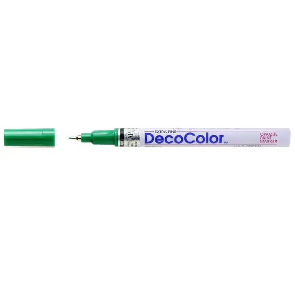 Marker cu vopsea Uchida DecoColor 140 varf extrafin 0.8 mm Marker cu vopsea Uchida DecoColor 140 varf extrafin 0.8 mm verde