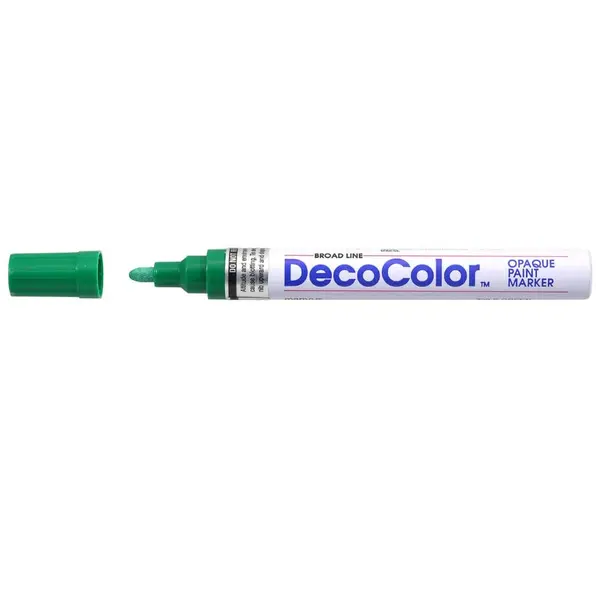 Marker cu vopsea Uchida DecoColor 300 varf rotund 2-3 mm Marker cu vopsea Uchida DecoColor 300 varf rotund 2-3 mm verde