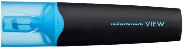 Marker de text Uni Promark View - USP-200, 5 mm, albastru deschis