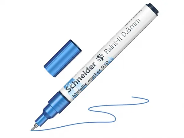 Marker metalic Paint-It 010 0,8 mm,albastru metallic
