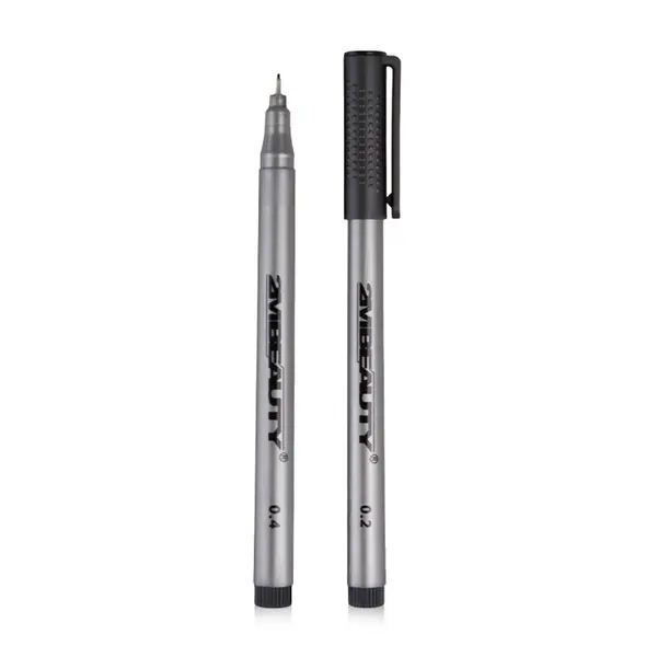 Marker Nail Art Black - set 2 buc.