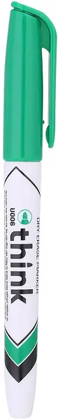 Marker pentru tabla alba Deli Think - EU00650, 1.2 mm, verde