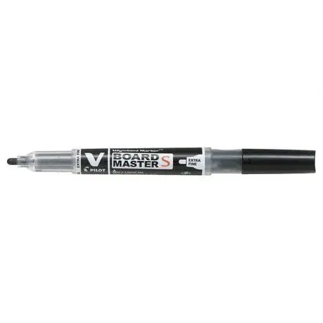 Marker pentru tabla Pilot Vboard Master S 1.3 mm varf rotund negru