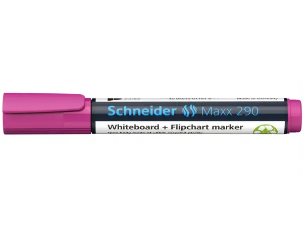 Marker pentru whiteboard cu varf rotund,model Schneider Maxx 290,8 culori