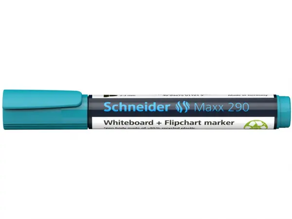 Marker pentru whiteboard cu varf rotund,model Schneider Maxx 290,8 culori