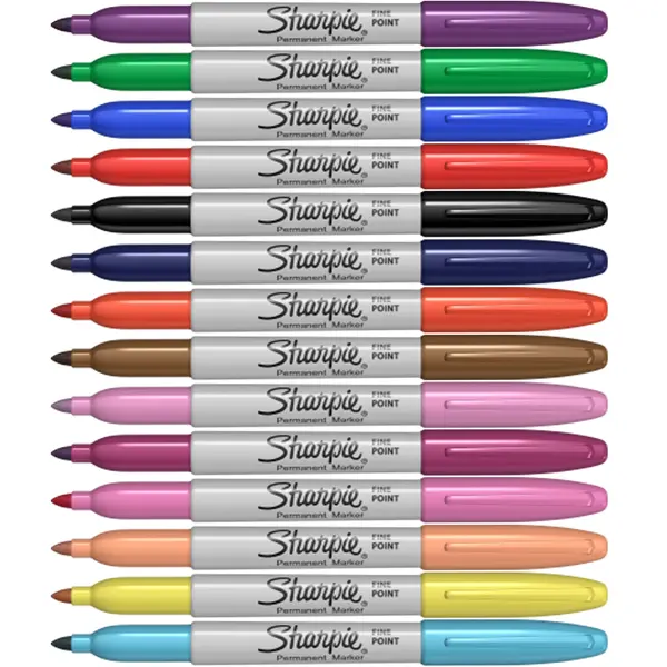Marker permanent 0.9mm, varf rotund, Sharpie