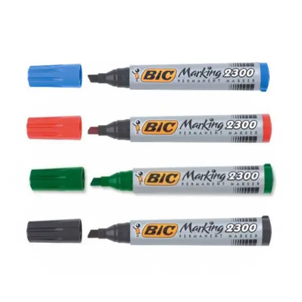 Marker permanent 3.1-5.3mm, varf tesit, Bic 2300