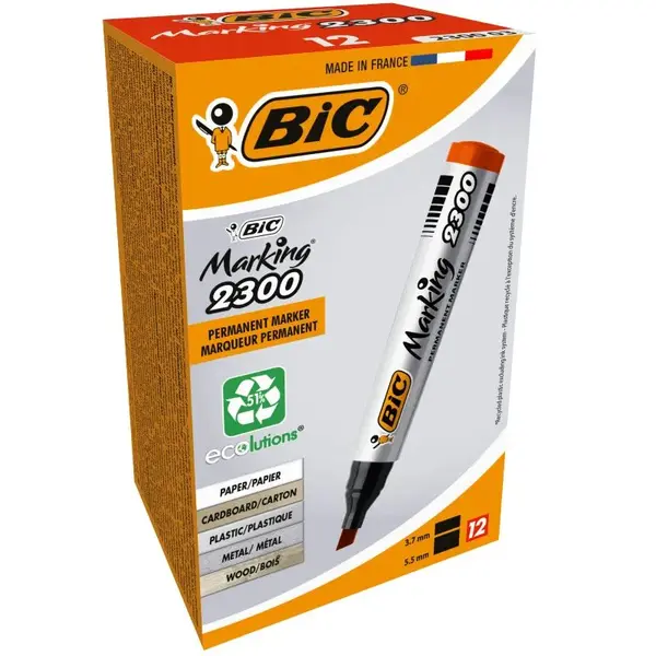 Marker permanent Bic 2300 - engros