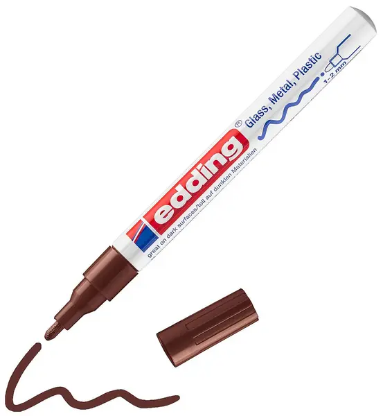 Marker permanent Edding 751 - maro