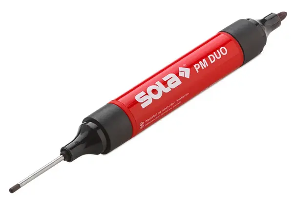 Marker permanent / marcator gauri, negru PM DUO - Sola-66080120