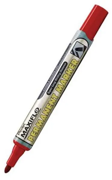 Marker permanent Pentel - Maxiflo, rosu