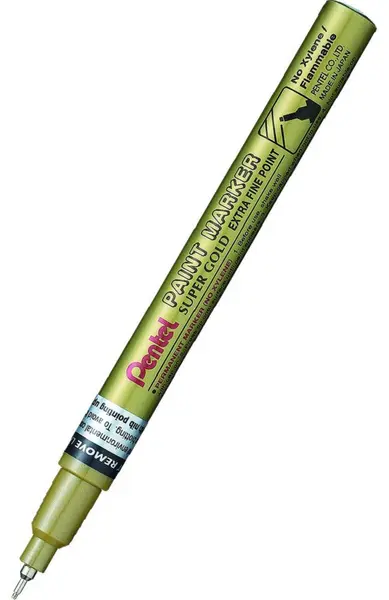 Marker permanent Pentel Paint MFP10 - 0.6 mm, auriu