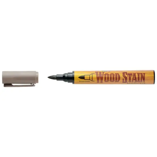 Marker permanent pentru lemn Uchida 810 varf pensula Marker permanent pentru lemn Uchida 810 varf pensula maro inchis