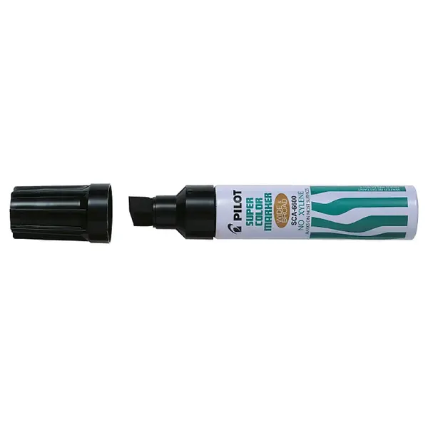 Marker permanent Pilot Jumbo diverse culori 12.5 mm cu capac Marker permanent Pilot Jumbo diverse culori 12.5 mm cu capac negru