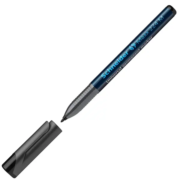 Marker permanent Schneider Maxx 224 M - 1,0 mm, negru