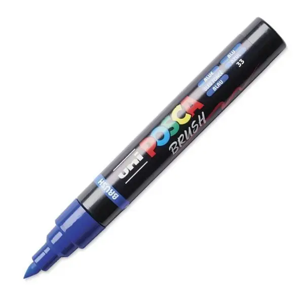 Marker Posca cu varf tip pensula PC-5BR 1-4mm,16 culori