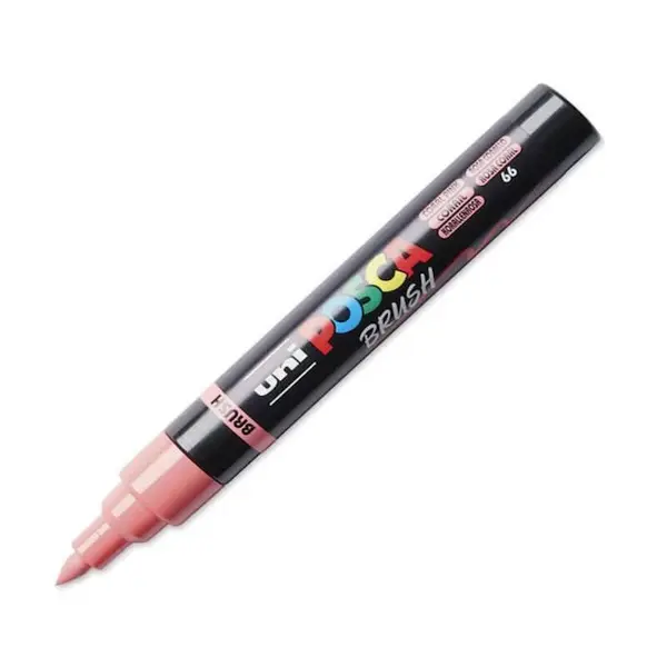 Marker Posca cu varf tip pensula PC-5BR 1-4mm,16 culori