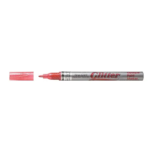 Marker Uchida DecoColor Glitter varf rotund 1.0 mm Marker Uchida DecoColor Glitter varf rotund 1.0 mm rosu