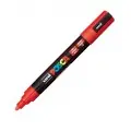 Marker UNI PC-5M Posca, 1.8-2.5 mm,varf mediu,rosu