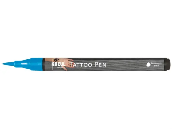 Markere Kreul pentru tatuaje temporare cu varf tip pensula, diverse culori