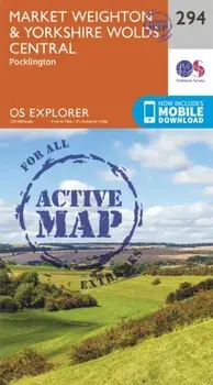 Market Weighton and Yorkshire Wolds Central. September 2015 ed, Sheet Map/Ordnance Survey