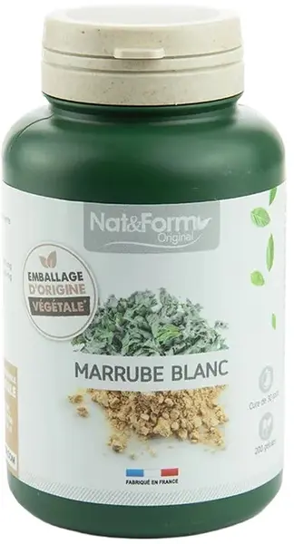 Marrube alb, 200 capsule, Nat&Form