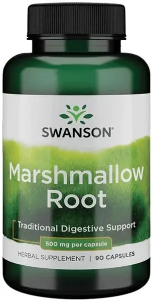 Marshmallow Root, 500 mg, 90 capsule, Swanson