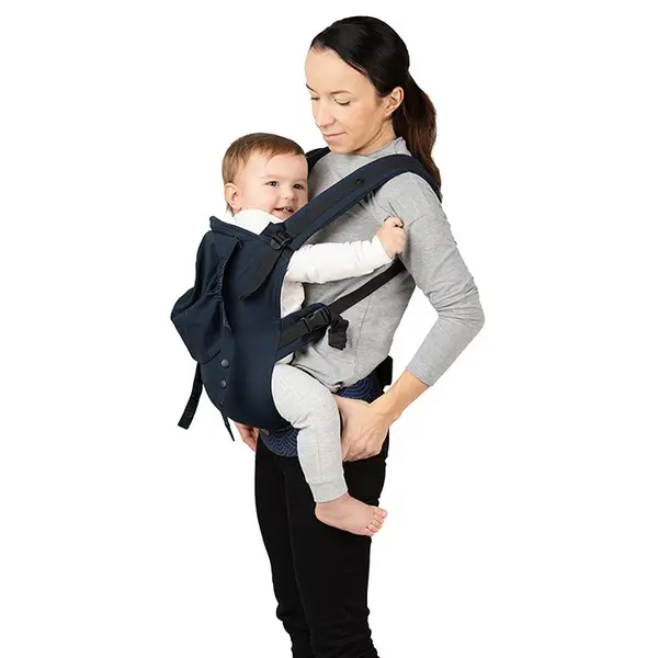 Marsupiu pentru copii Momi Collet Navy Blue