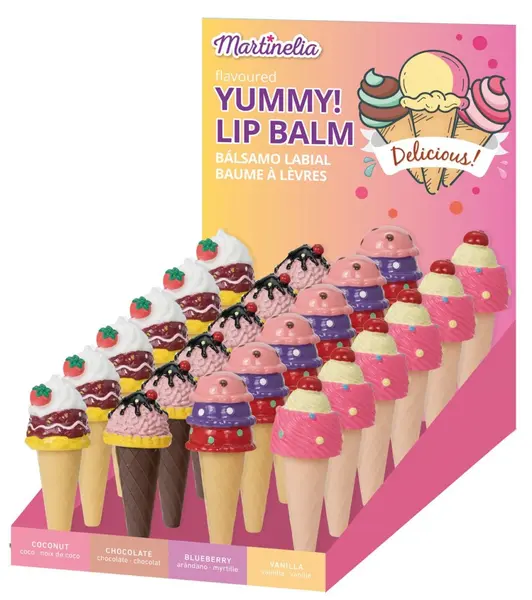 Martinelia Lip Balm - Yummy, Delicious Ice Cream, sortiment, 3.5 g