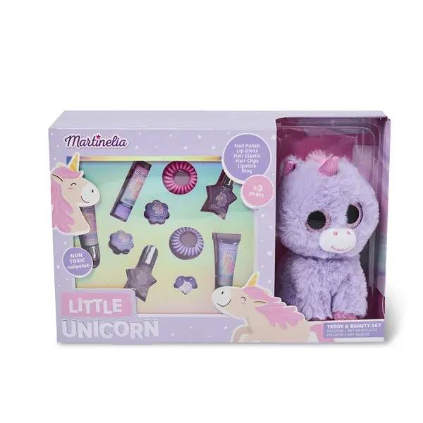 Martinelia Little Unicorn Set Infrumusetare si Unicorn de Plus