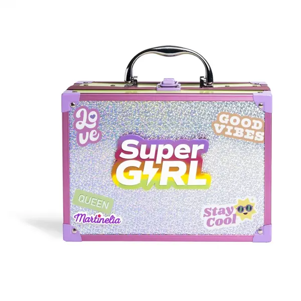 MARTINELIA SUPERGIRL TRUSA DE MACHIAJ CU OGLINDA LED