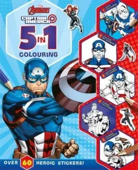 Marvel Avengers Captain America: 5 in 1 Colouring, Paperback/Marvel Entertainment International Ltd