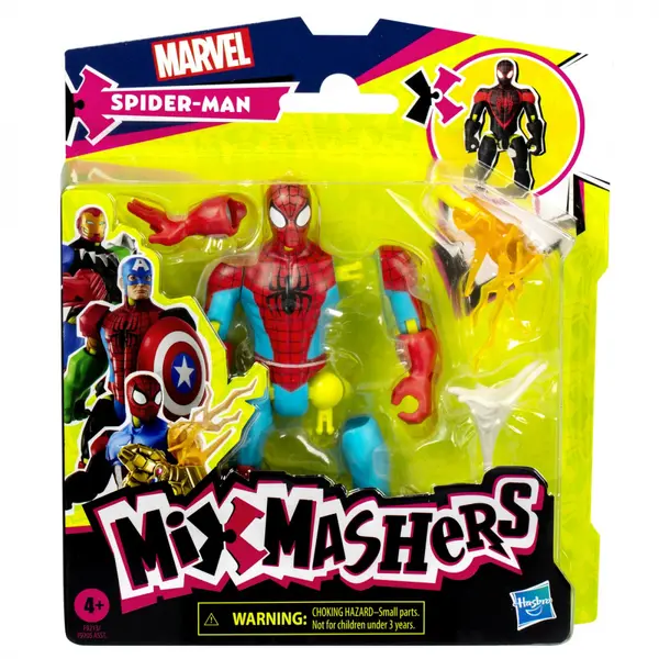 MARVEL AVENGERS MIX MASHERS FIGURINA SPIDER-MAN 12CM