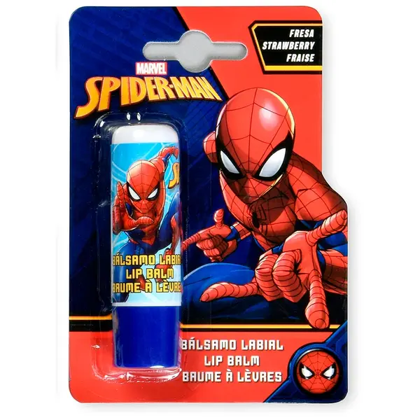Marvel Spiderman Lip Balm balsam de buze cu aroma de capsuni 4 g
