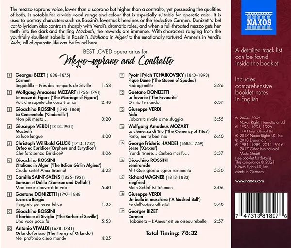 Marvellous Mezzo-soprano and Contralto | Various Artists